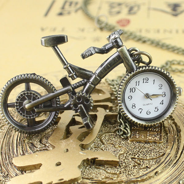Restore ancient ways Nostalgia personality Bicycle appearance A pocket watch(China (Mainland))