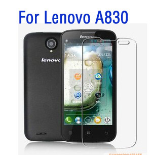 High Quality For lenovo A830 protective film 3G smartphone Screen Protector with retailed package Free Shipping
