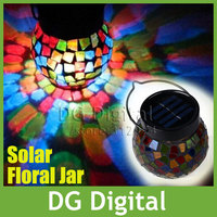 Solar Powered Sun Jar Bottle/led light /Solar Floral Jar/night lights/holiday gift