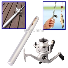 Fishing Rod Pen with Reel Pole Free Shipping Support Wholesale