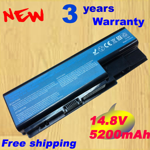 5520 14.8V 5200MAH 8Cells Aspire 5520 5720 5920 6920 6920G 7520 7720 7720G 7720Z Series Battery AS07B31 AS07B41 Battery(China (Mainland))
