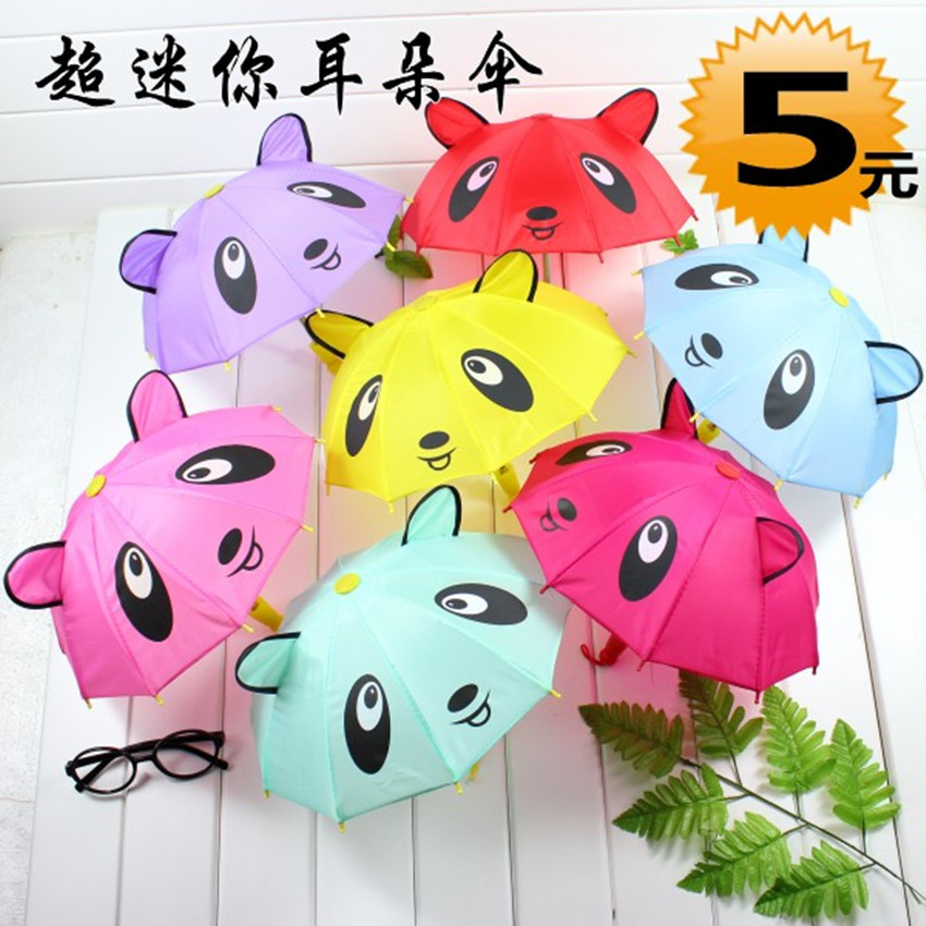 Free shipping Toy umbrella educational toys mini rabbit ear children umbrella three-dimensional cartoon dance umbrella(China (Mainland))