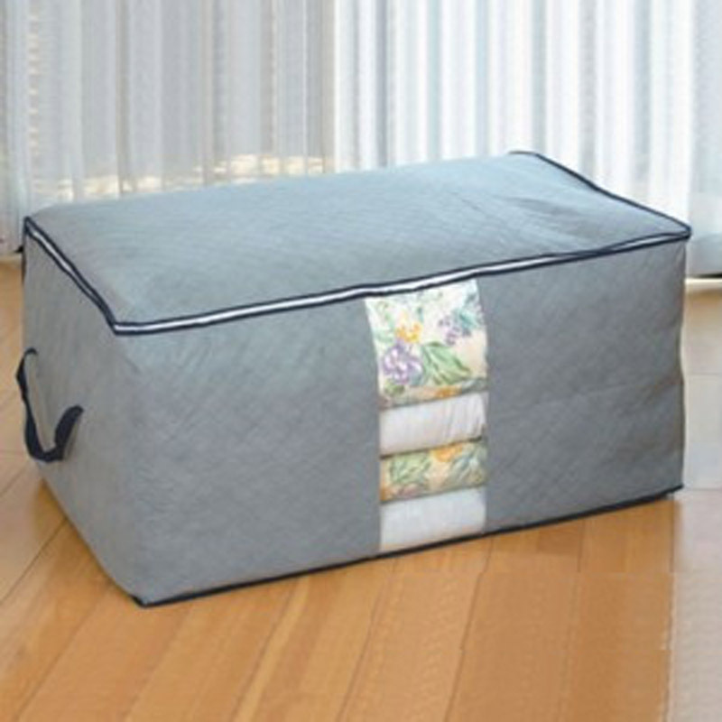Bamboo quilting quilt storage bags beightening type storage bag(China (Mainland))