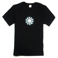 Clothes black iron man fusion core t-shirt