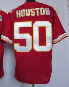 Football Kansas City Chie.. #50 Justin Houston Red Stitched Elite Football Men's Jersey(Free Shipping)(China (Mainland))