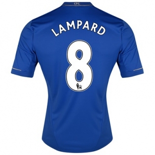 Hot Sell 2013 Chelsea Home Best Thai Quality 8# LAMPARD Soccer Jersey.Soccer Uniforms,Size:S-XL(China (Mainland))