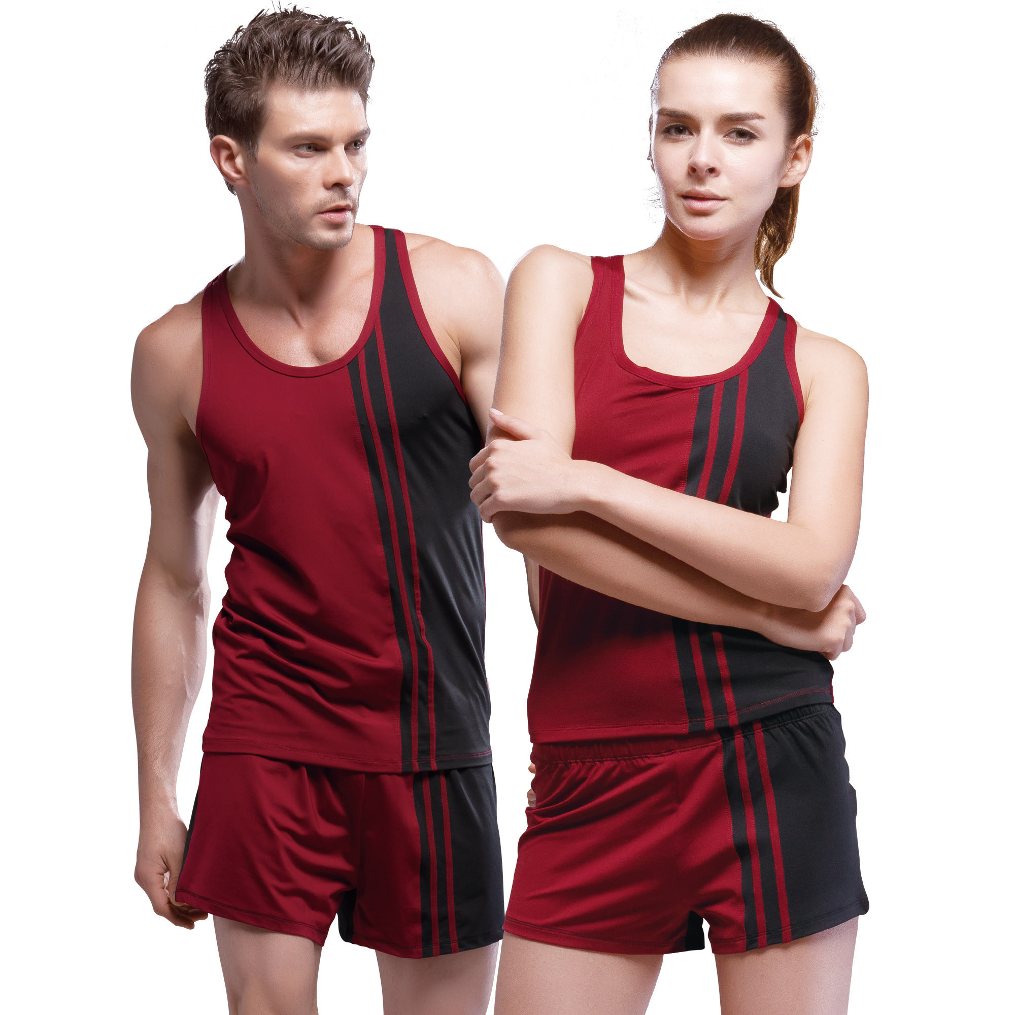 Yoga clothes 2012 spring and summer Men lovers fitness set 21805 shorts(China (Mainland))