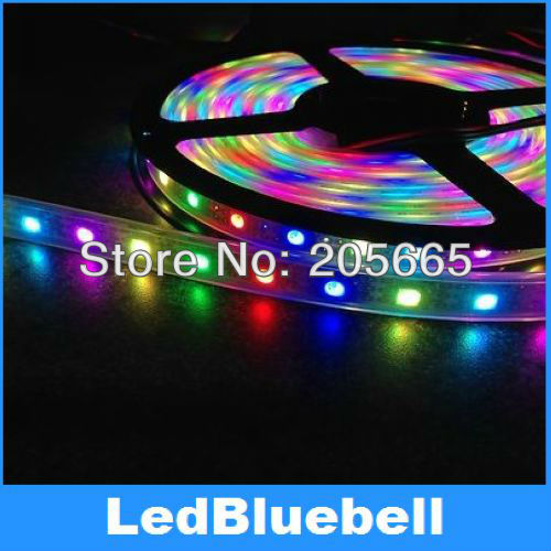 5m 150LEDs Digital Strip light With WS2811 Built in 5050 RGB LED Chip 30LEDS/meter DC5V Input Waterproof by Tube(China (Mainland))