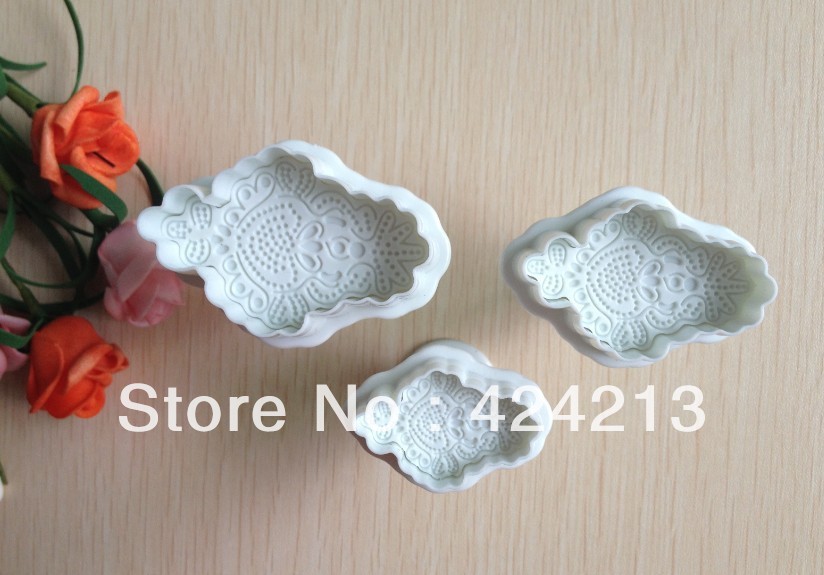 Free shipping Three leaf pattern shape biscuit machine plunger paste sugar craft decoration(China (Mainland))