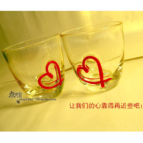 A christmas married birthday gift shukoubei cup coffee cup milk cup glass beer cup 1(China (Mainland))