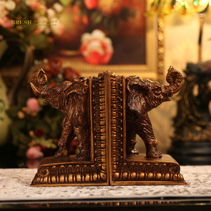 Free shipping Fashion vintage lucky resin book end book file home decoration crafts 0016(China (Mainland))