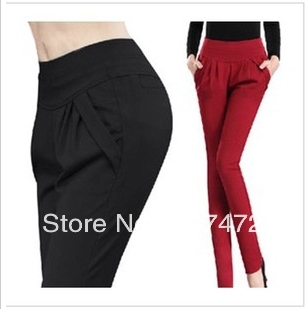 Women Hotsale Summer Skinny Long Trousers Ladies Casual Oversize Harem Pants Strechy Legging S-XXXL Freeshipping LP3007(China (Mainland))