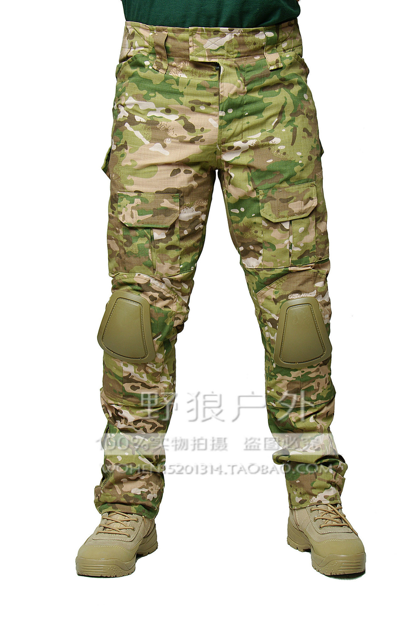 Clothing kneepad tactical trousers Camouflage flanchard pants overalls pants cp pants(China (Mainland))