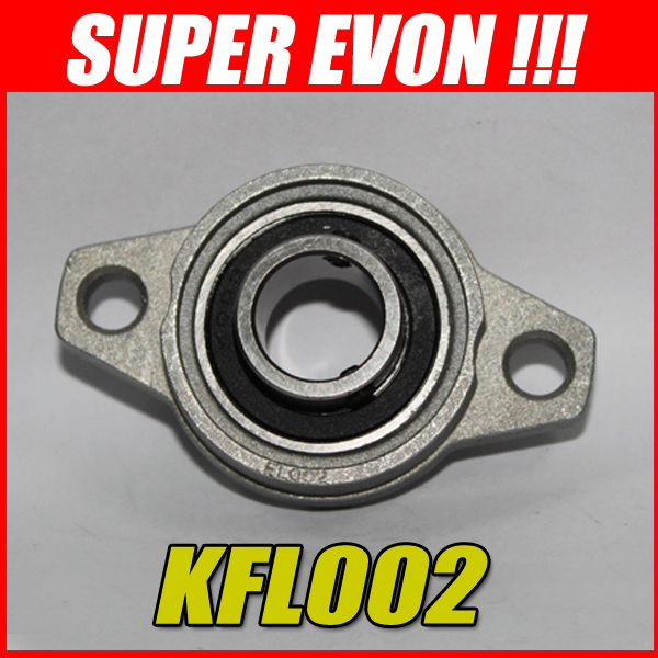 15mm Zinc Alloy mounted bearings KFL002 pillow block bearing housing MB1101#1(China (Mainland))