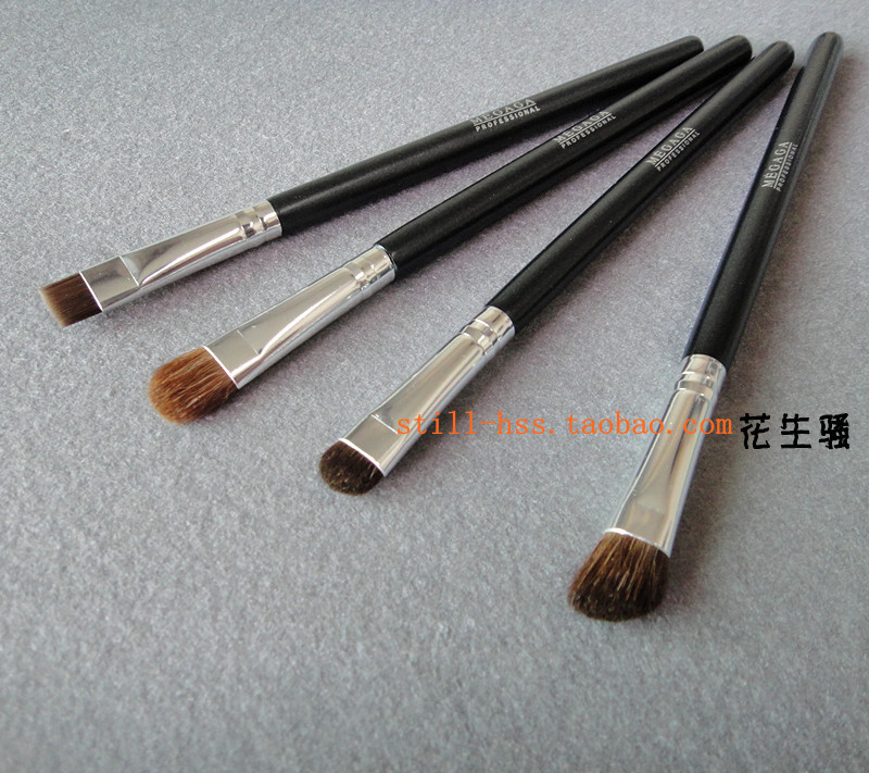 Black rod eye shadow brush cosmetic brush cosmetic tools small horse hair(China (Mainland))