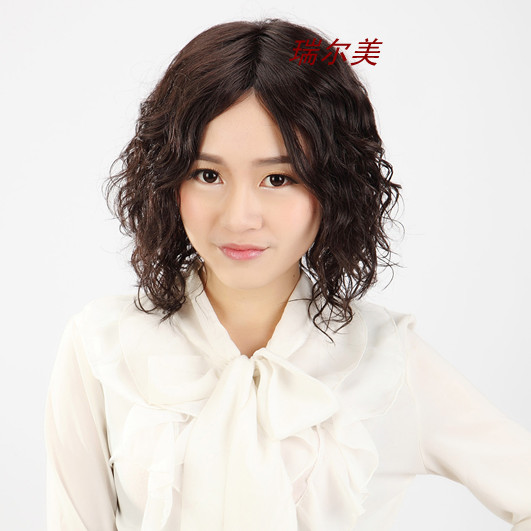 Free shipping Kinkiness full hand-woven 'm rebecca random design female short wig(China (Mainland))