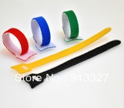 50pcs/lot 12MMX150MM Cable Ties,nylon strap Power Wire Management,Marker Straps Velcro,Retail computer(China (Mainland))