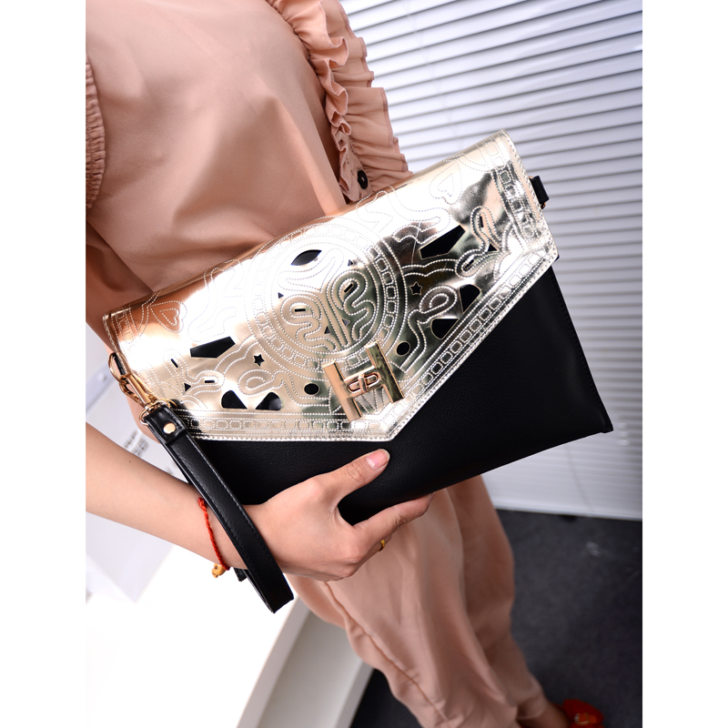 2013 hot hollow hand bag banquet bag ladies shoulder bag Free International Can wholesale(China (Mainland))