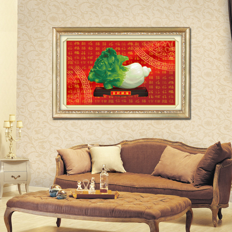 Print 3d cross stitch one hundred financial cartoon cross stitch(China (Mainland))