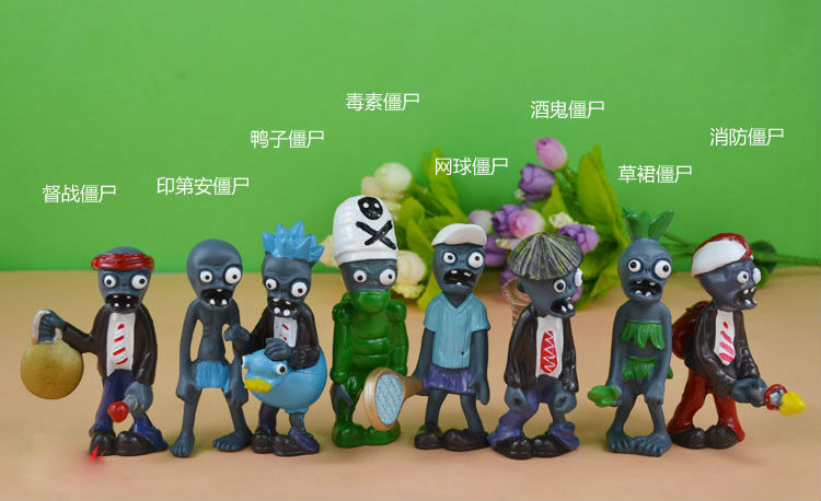 Купить 60PCS/много растений vs.zombies действий игрушка Топ игр pvz ПВХ ...