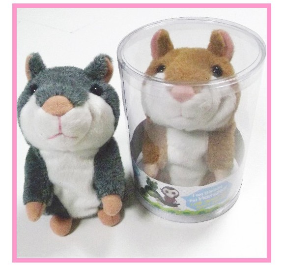 20pcs hamster talking toys for kids, Russian Mimicry Pet Hamster talking Plush Animal Toy(China (Mainland))