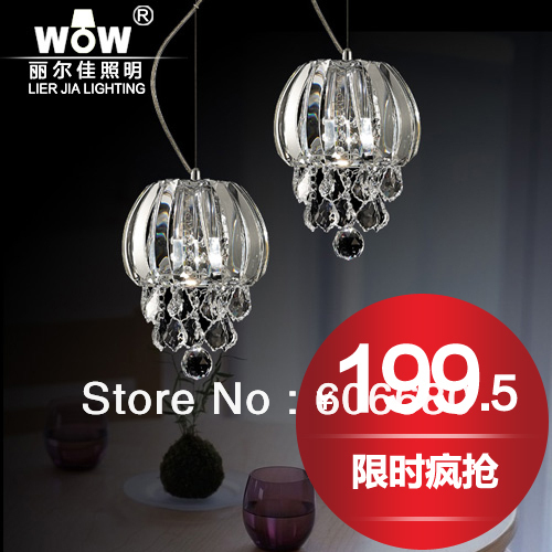WOW minimalist modern dining chandelier luxury crystal lamp chandelier personality of fashion creative bar lamp bedroom bedside(China (Mainland))