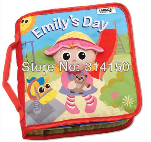 FREE SHIPPING--baby learning playing children educational toys English letter cloth book toy baby multifunctional storybook 1pcs(China (Mainland))