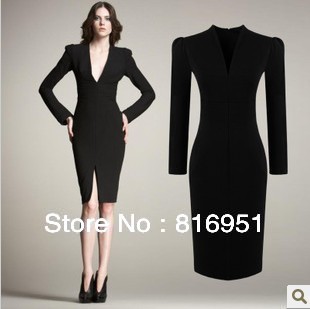 clothing womens business wear elegant dress suits slim work dresses ...