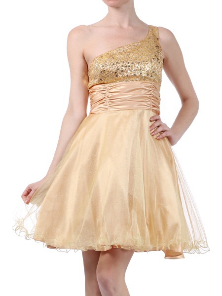 ... Dress Gold Sequine Cocktail Dress Party Dress Custom-made(China