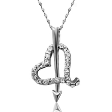 Cupid necklace cupid arrow pure silver necklace female 925 pure silver necklace