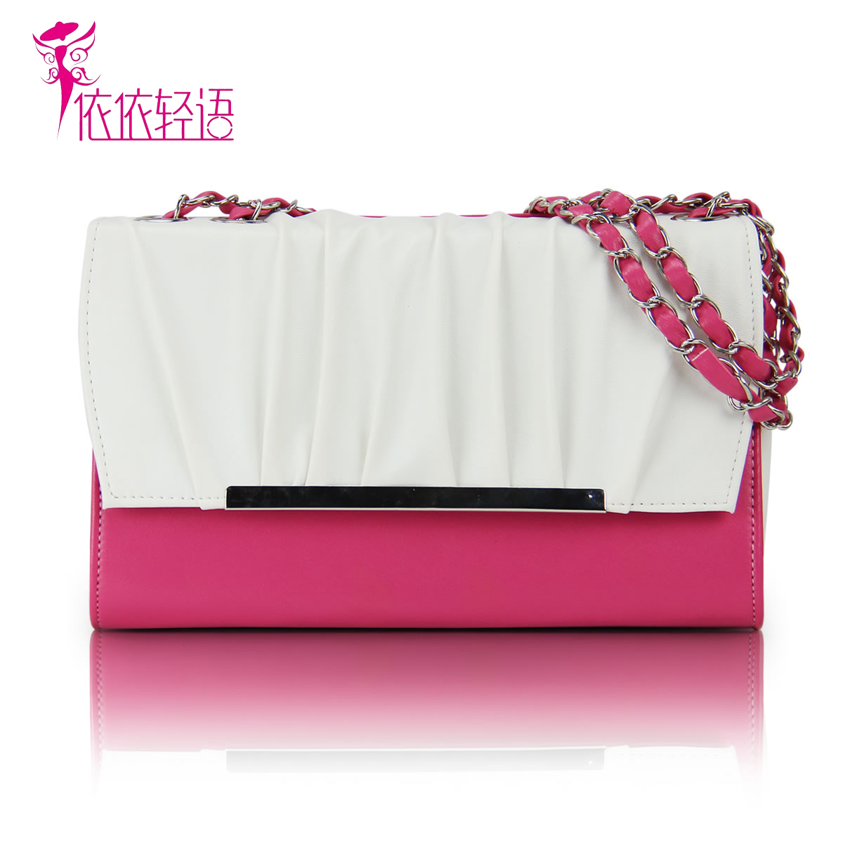 2013 color block small fresh one shoulder cross body small gentlewomen dual use bag