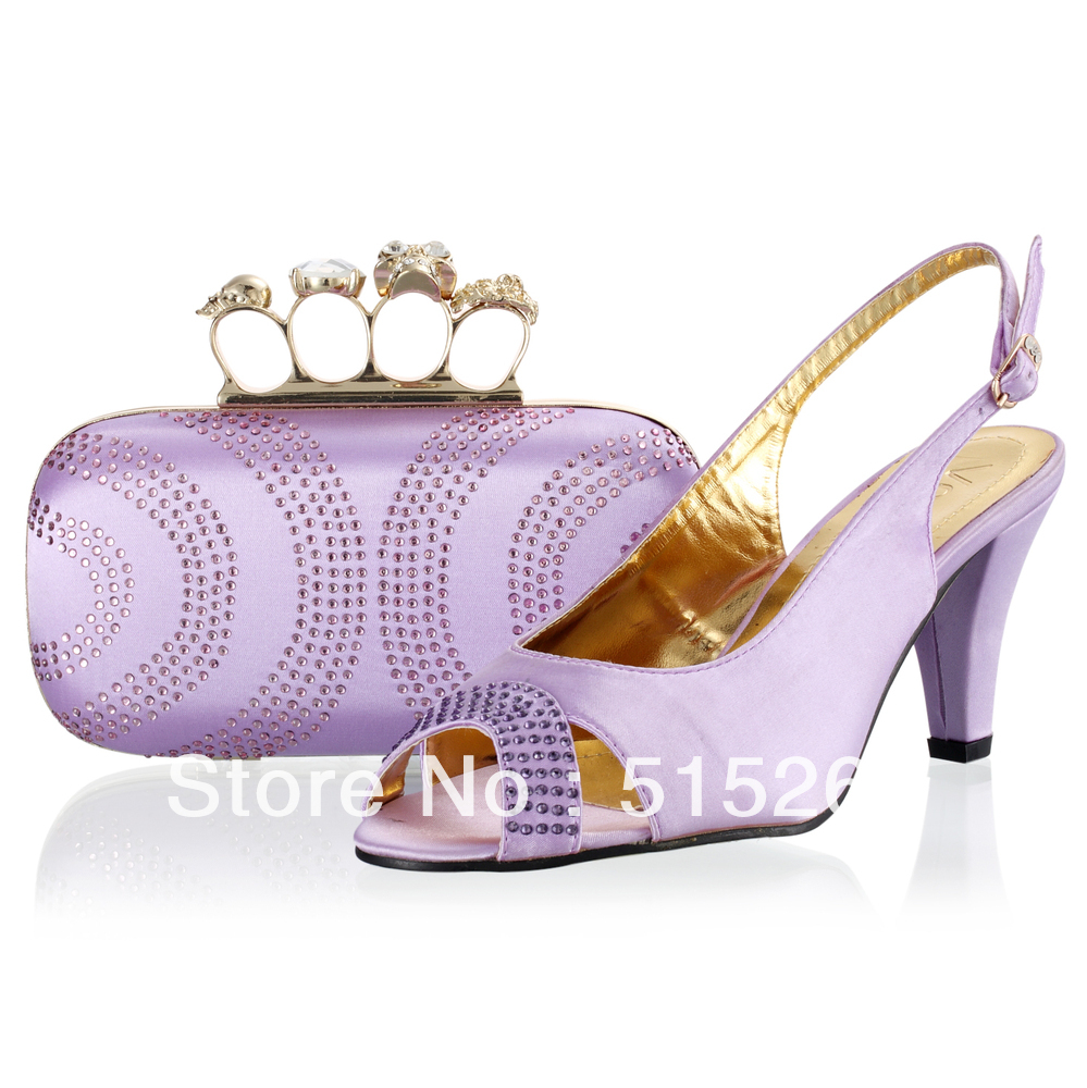 !Hot sale Fashion Italian shoes and matching bags wedding heel shoes ...