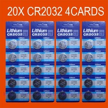 20 X CR2032 BR2032  2032  3V LITHIUM  battery track number  shipping cost