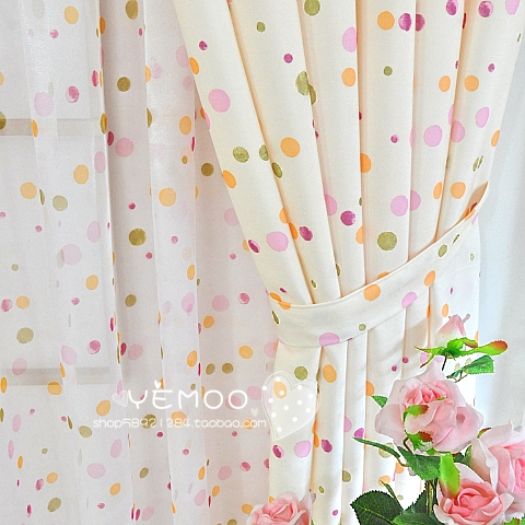 Dream quality fluid blending rustic style curtain fabric free shipping