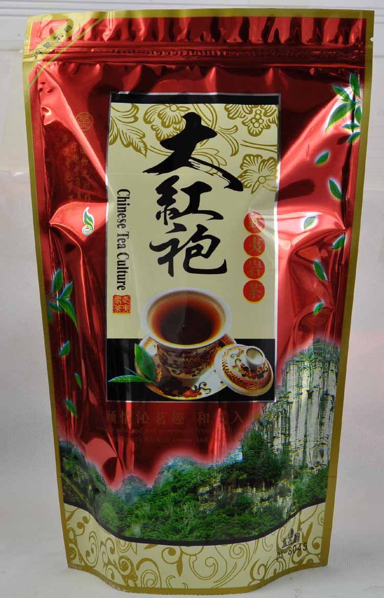 250g Dahong Pao Tea Zip Seal bag Package Wuyi Oolong Tea Wuyi Wu long Tea Tea