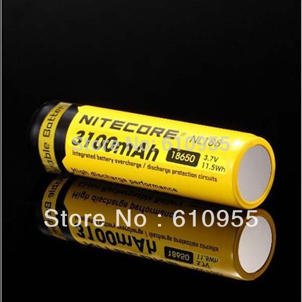 NITECORE NL188 18650 3100mAh 3 7V 11 5Wh Li ion Rechargeable Battery with PCB Protected