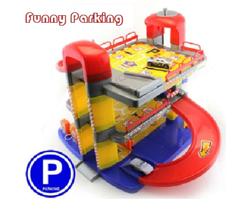 Ultralarge 3 luxury multi-layer set child toy alloy car lift, Scene