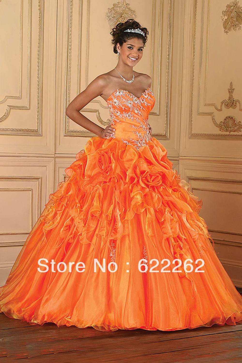 Amazing Sparking Ball GownSweetheart Floor length Organza Rhinestone Ruffles Lace Up Short Sleeve Jacket Quinceanera Dresses