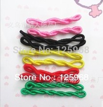 Free Shipping 2013 Wholesale 500pcs Baby Girl Kids Tiny Hair Accessary Hair Bands Colorful Elastic Ties