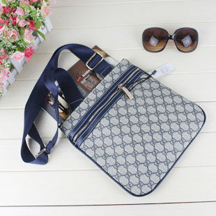 Man bag women's handbag small bags pvc blue black messenger bag shoulder bag 20153(China (Mainland))
