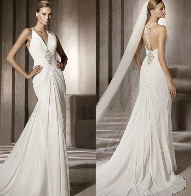 2013anneblanche wedding dressing wedding gown bridal gown beach gown(China (Mainland))