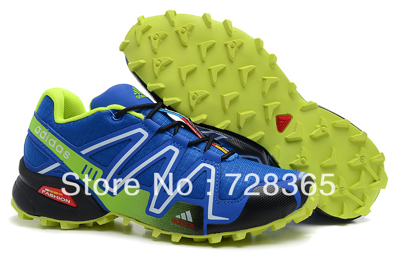 2013 NEW Salomon Speedcross 3 Running Shoes Men's France Walking Track Shoes Casual Sport M&S Contagrip/XT 3D wings ultra stock(China (Mainland))