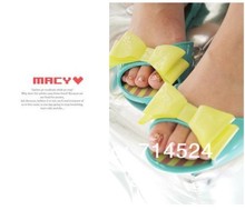 3color 5 9Size 2013 fashion elegant Women Summer fish mouth bowknot Jelly melissa Flat Sandal lady
