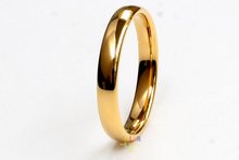 high quality gold tungsten Carbide ring, tungsten jewelry ,Wedding bands,High polished,Prevent scratch