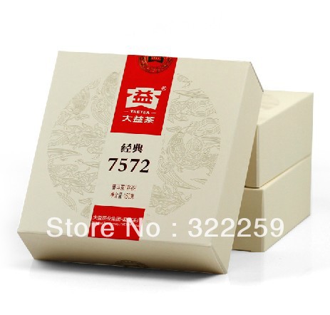  GREENFIELD 2013 yr 301 Menghai Tea factory DAYI 7572 Ripe Pu Er Puer Shu Cake