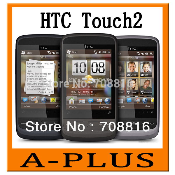 Original Refurbished HTC T3333 Touch2 Microsoft Windows Mobile 6 5 Professional Wifi GPS Smart Phone Free