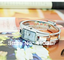 Free shipping fee Massive black stainless steel luxury jewelry bangle women Wrist Watch kimio watch 5pcs