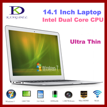 NEW 14 1 Notebook Computer Laptop with Intel Atom D2500 Dual Core 1 86Ghz 2GB DDR3