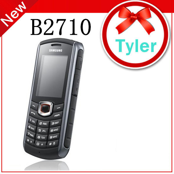 Original Samsung B2710 waterproof cell phones B2710 3G bluetooth A GPS one year warranty Free shipping