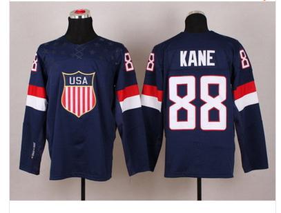 patrick kane usa hockey jersey patch-Team USA Hockey Jersey